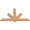 Ekena Millwork Kennewick Timber Gable Bracket, Western Red Cedar, 60"W x 38"H x 1 1/2"D x 5 1/2"F, 15/12 Pitch GBW060X38X0206KEN00SWR - alternate 4